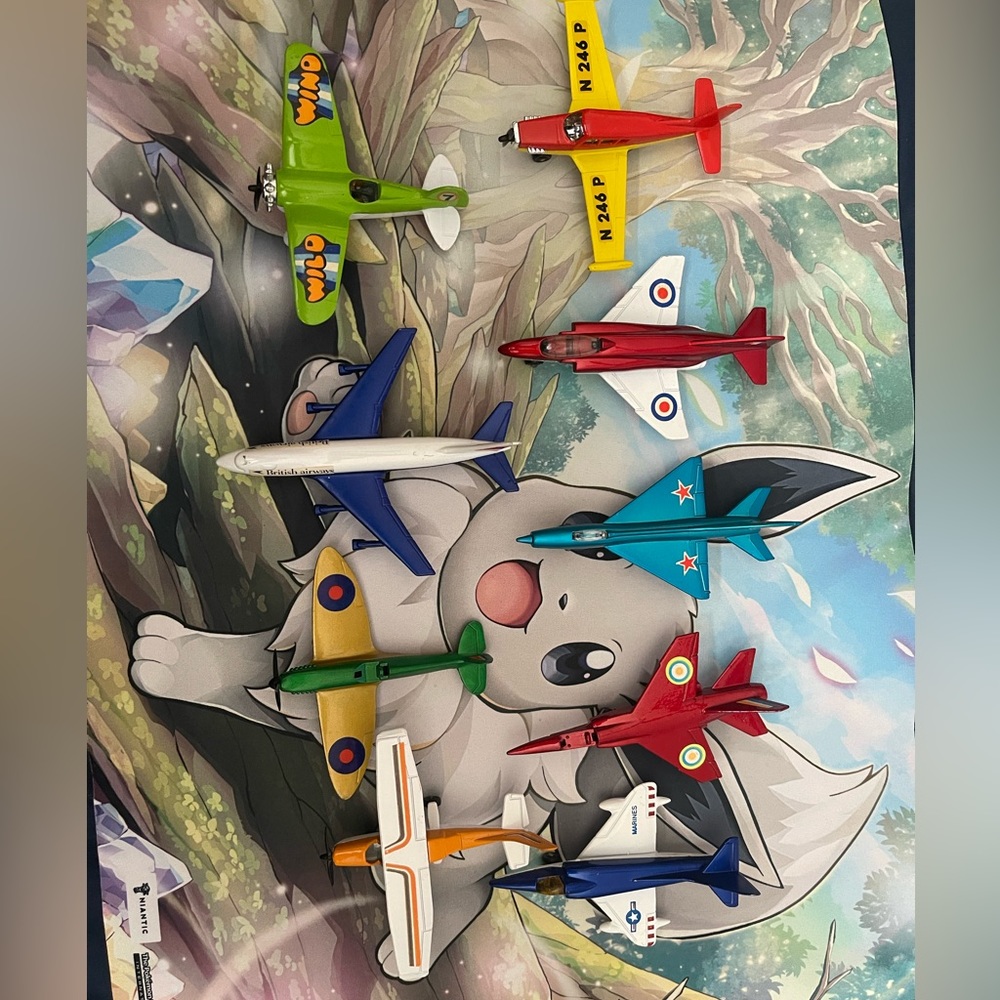 Vintage matchbox planes